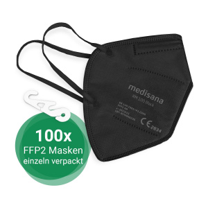 RM 100 black | FFP2 Particle filtering half mask 